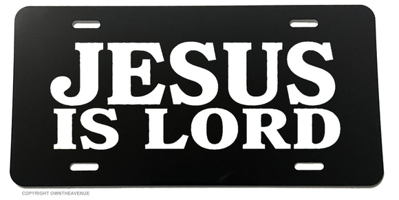 Jesus Is Lord Christian Religious Religion License Plate Cover