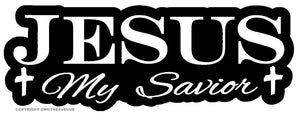 Jesus - My Savior Christian Cross Christ Car Truck Laptop Sticker Decal 6" - OwnTheAvenue