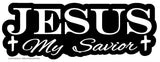 Jesus - My Savior Christian Cross Christ Car Truck Laptop Sticker Decal 6" - OwnTheAvenue