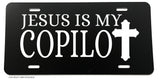 Jesus Is My Copilot Christian Jesus Christ Religious V1 License Plate Cover - OwnTheAvenue