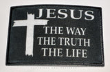 Jesus The Way Truth Life Christian Christ Religious Vintage Style Iron On Patch - OwnTheAvenue