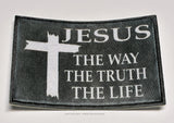 Jesus The Way Truth Life Christian Christ Religious Vintage Style Iron On Patch