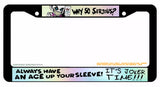 It's Joker Time! Hahaha Why So Serious Holographic Funny License Plate Frame