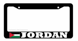 Jordan Country Flag Car Truck Auto License Plate Frame
