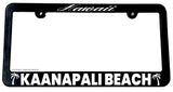 Kaanapali Beach Hawaii HI Slim Style License Plate Frame - OwnTheAvenue