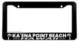 Kaena Point Beach Hawaii HI V01 Model License Plate Frame - OwnTheAvenue