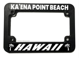 Kaena Point Beach Hawaii HI Motorcycle License Plate Frame - OwnTheAvenue