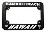 Kamaole Beach Hawaii HI Motorcycle License Plate Frame - OwnTheAvenue