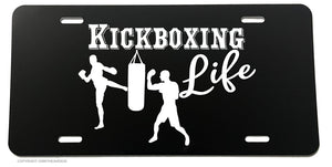 Kickboxing Life Sports Gym Car Truck Auto License Plate Cover - OwnTheAvenue