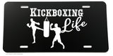 Kickboxing Life Sports Gym Car Truck Auto License Plate Cover - OwnTheAvenue