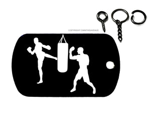 Kickboxing Necklace Keychain Tag - OwnTheAvenue