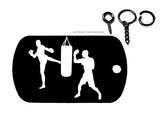 Kickboxing Necklace Keychain Tag - OwnTheAvenue