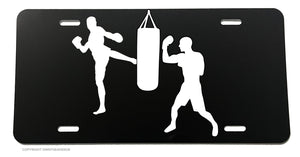 Kickboxing Sports Gym Car Truck Auto License Plate Cover - OwnTheAvenue