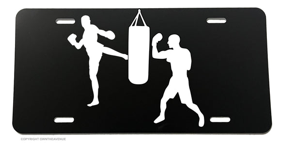 Kickboxing Sports Gym Car Truck Auto License Plate Cover - OwnTheAvenue