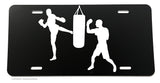 Kickboxing Sports Gym Car Truck Auto License Plate Cover - OwnTheAvenue