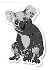Koala Animal Cute Vintage Jk Retro Car Truck Window Bumper Laptop Sticker Decal