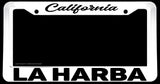 La Habra California White License Plate Frame - OwnTheAvenue