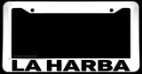 La Habra White License Plate Frame - OwnTheAvenue