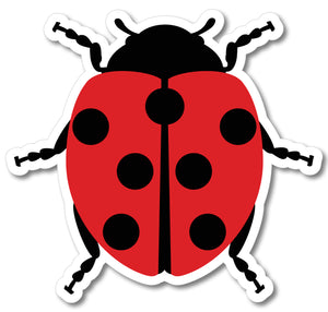 Sticker Waterproof Ladybug 
