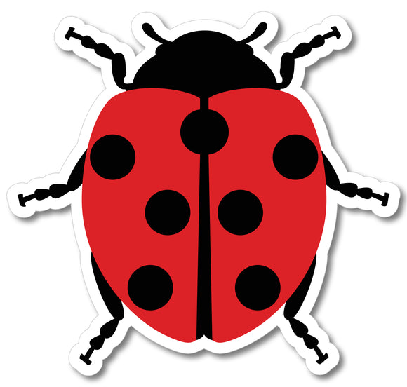 Ladybug Insect Lady Bug Car Truck Window Bumper Laptop Cup Cooler Sticker Decal
