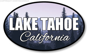 Lake Tahoe California CA Snow Ski Skiing Mountain Car Truck Sticker Decal 4"