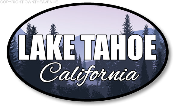 Lake Tahoe California CA Snow Ski Skiing Mountain Car Truck Sticker Decal 4