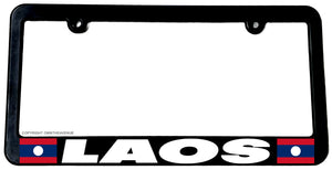 Laos World Country Flag Car Truck License Plate Frame - OwnTheAvenue