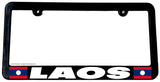 Laos World Country Flag Car Truck License Plate Frame - OwnTheAvenue