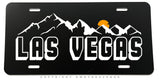 Las Vegas Car Truck SUV Black Metal License Plate - OwnTheAvenue