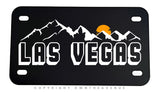 Las Vegas Motorcycle Black Metal License Plate - OwnTheAvenue