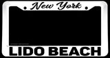 Lido Beach New York White License Plate Frame - OwnTheAvenue