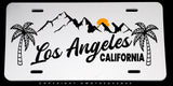 Los Angeles California Auto Metal White License Plate - OwnTheAvenue