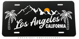Los Angeles California Auto Metal Black License Plate - OwnTheAvenue