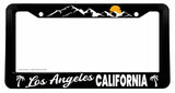 Los Angeles California Mountains Palm Trees License Plate Frame - OwnTheAvenue