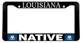 Louisiana Native Flag Car Truck Auto License Plate Frame