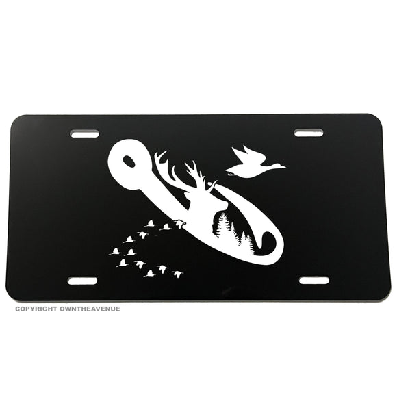 Fishing Hunting Camping Hiking Car Truck License Plate Model-357