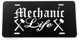 Mechanic Life Hot Rod Muscle Car Racing Drifting Auto License Plate - OwnTheAvenue