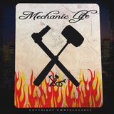 Mechanic Life JDM Racing Grunge Mouse Pad