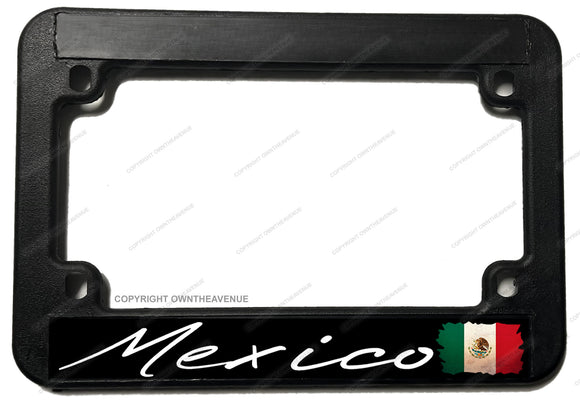 Mexico Mexican Vintage Style Racing Motorcycle License Plate Frame - OwnTheAvenue