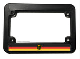 German Germany World Country Flag V01 Motorcycle License Plate Frame - OwnTheAvenue