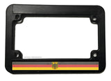 German Germany Vintage Style Flag Motorcycle License Plate Frame - OwnTheAvenue