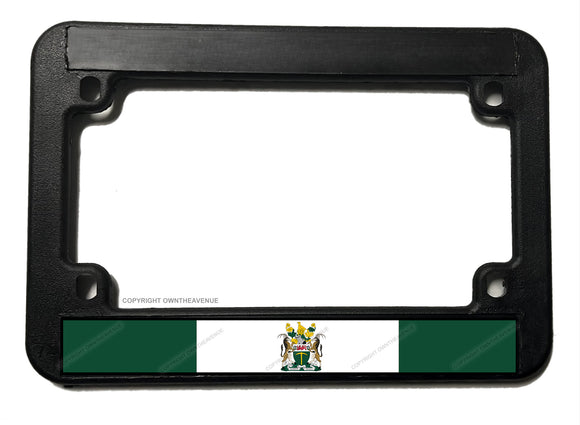 Rhodesia Rhodesian World Country Flag V01 Motorcycle License Plate Frame