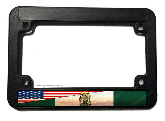 Rhodesia USA American Vintage Style Flag Motorcycle License Plate Frame