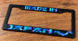 Made In Japan JDM Racing Drifting Model V01 Glow In The Dark License Plate Frame