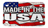 Made In The USA V01 Motorcycle Metal License Plate - OwnTheAvenue