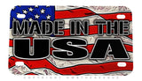 Made In The USA Motorcycle Metal License Plate - OwnTheAvenue
