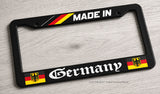 Made In Germany Euro German Flag Racing License Plate Frame