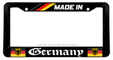 Made In Germany Euro German Flag Racing License Plate Frame