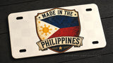 Made In Philippines Flag Motorcycle Metal License Plate