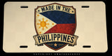 Made In Philippines Flag Auto Metal License Plate